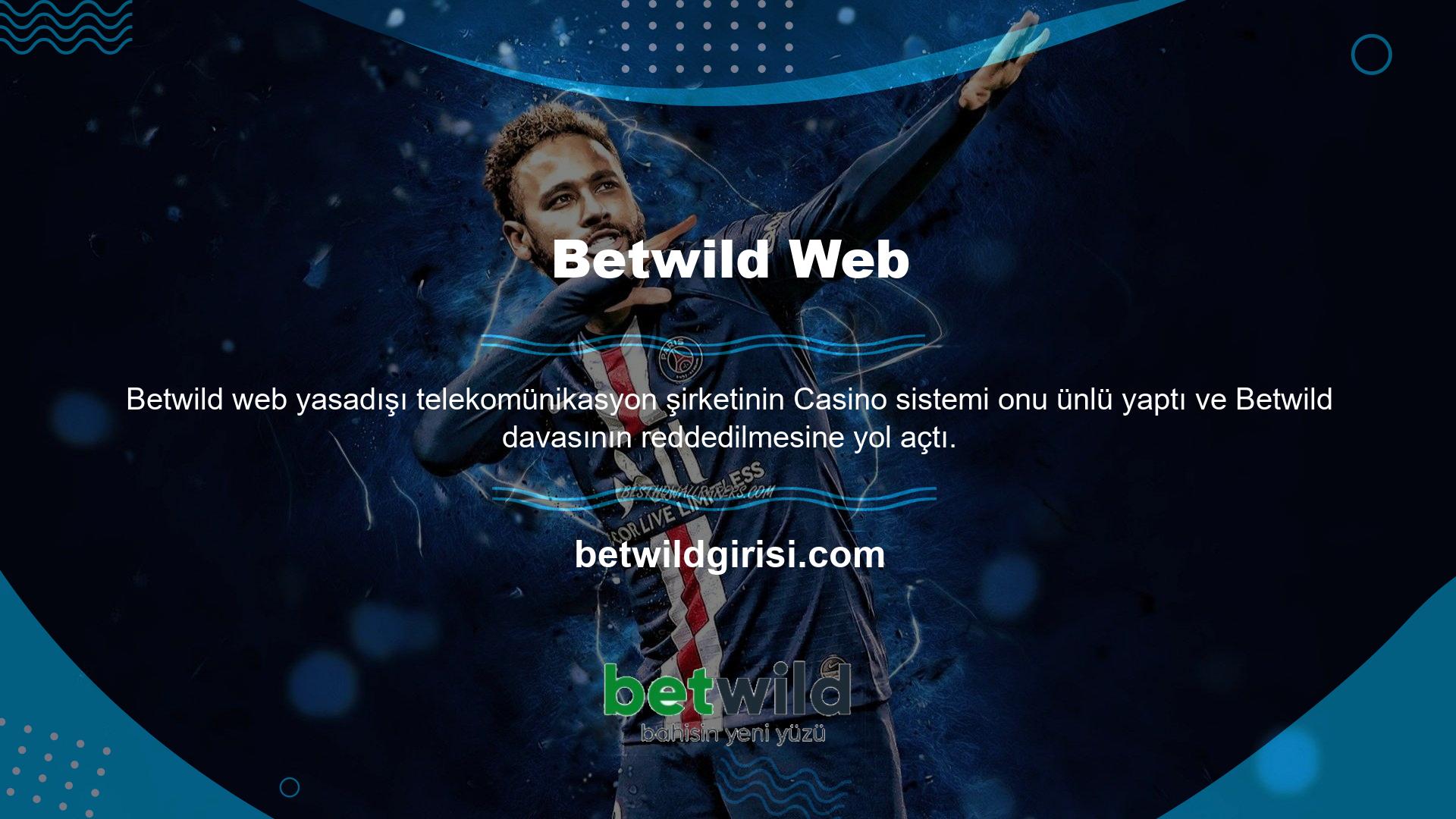Üyeler, Betwild web sitesi üzerinden bonus veya mali teşvik uygulayabilir ve satın alabilirler